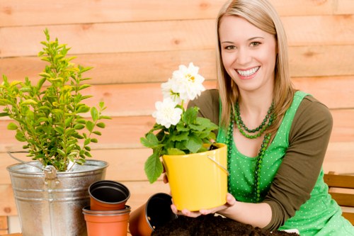 Eco-friendly gardening practices in Cleaners N10 garden